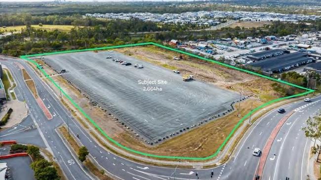 The Helensvale carpark which will be transformed into the My Space development. Picture: Supplied