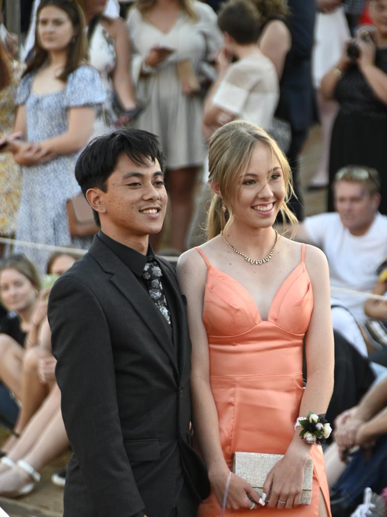 Toowoomba Christian College year 12 formal at Highfileds Cultural Centre. Lucas Marino and Charlotte Whitley.