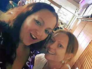 ULTIMATE GIFT: Stacey Rodgers (right) was given just three to six months to live after being diagnosed with a rare stomach cancer in September and now her best friend Suzette Benz (left) has offered to raise her three teenage daughters. Picture: Contributed