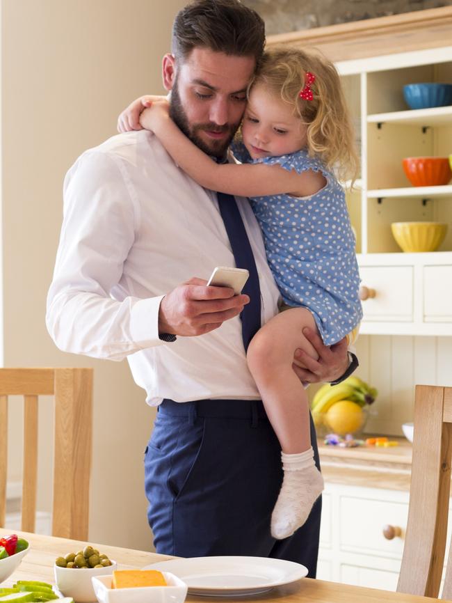 Phone-addicted parents have taught kids to be anti-social. Picture: iStock