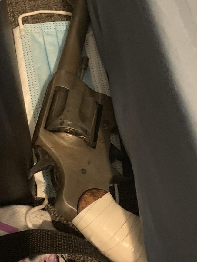 A loaded revolver was found. Picture: NSW Police