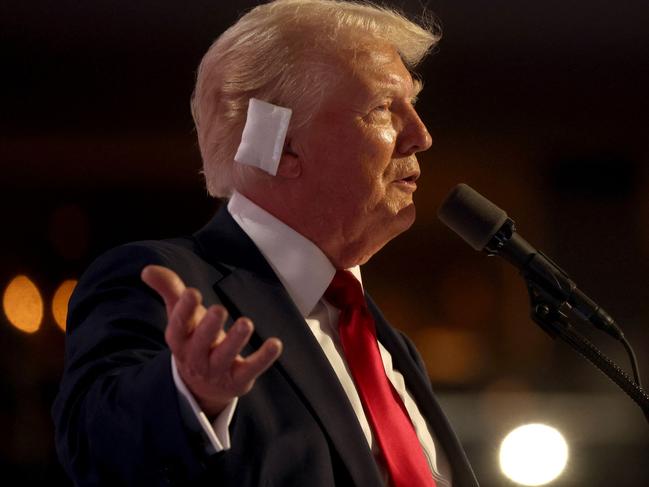 Security throughout downtown Milwaukee remained high at the RNC convention following the assassination attempt on former President Donald Trump days earlier. Picture: Getty Images via AFP.