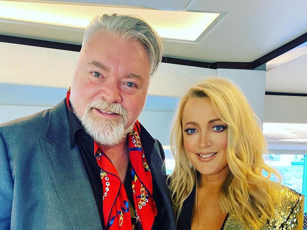 Kyle Sandilands and Jackie O celebrating Kyle’s 50th birthday.