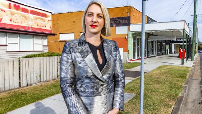 Shadow Chairman on the Planning Committee and Lifestyle, Arts and Community Service Committee Cr Kara Cook is against a proposed development on Richmond Rd at Morningside. Picture: Richard Walker