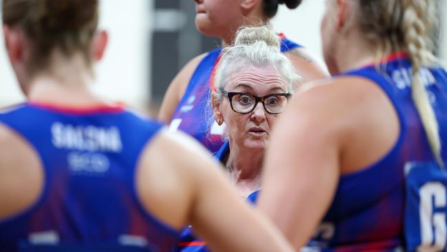 Western Warriors coach Kim Bailey. Picture: Grant Treeby/Netball Victoria