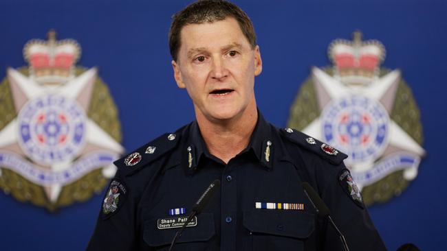 Acting Chief Commissioner Shane Patton. Picture: AAP