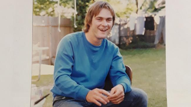 Geoffrey Fardell in his early 20s. Mr Fardell was murdered by Richard Jason Reay in the Mid-North Coast Correctional Centre at Kempsey on June 10, 2019.