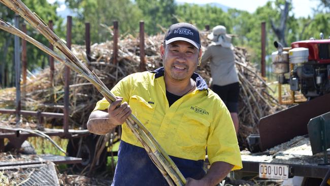 The annual crush of Burdekin Rum's limited 'First Giru Cane Spirit' was completed last week on the property it was grown on, thanks to a portable crush operated by the distillery. Pictured: Jason Chan