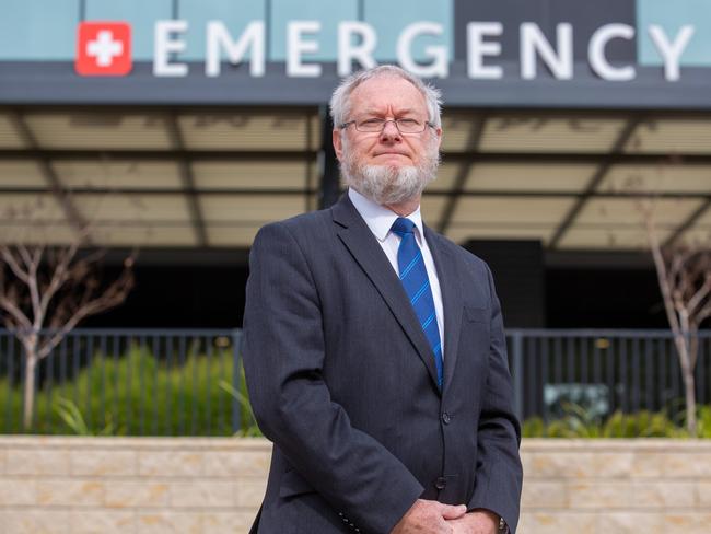 Greg Donnelly MLC at Northern Beaches Hospital in Frenchs Forest. Picture: Jordan Shields