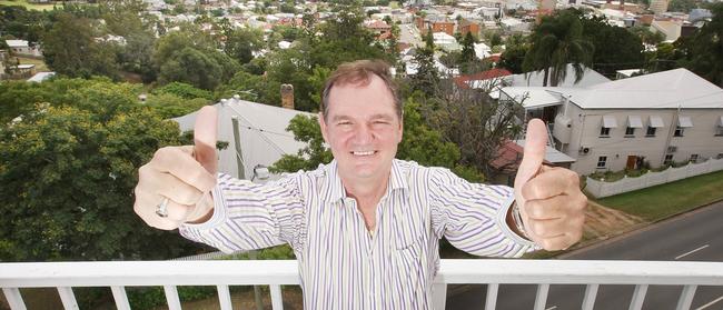 Ipswich Mayor Paul Pisasale after his re-election.