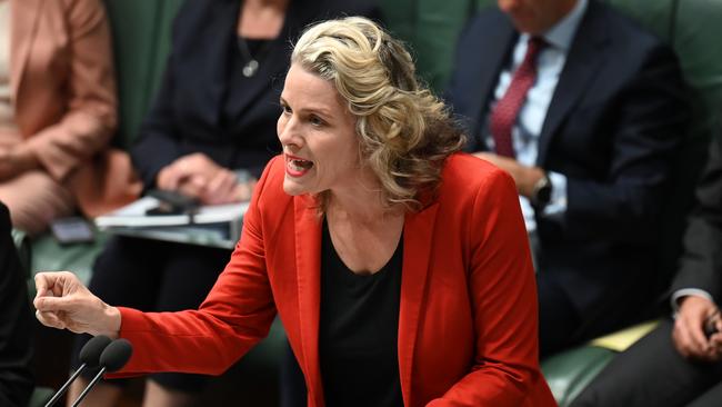 Home Affairs Minister Clare O'Neil during Question Time at Parliament House in Canberra. Picture: NCA NewsWire / Martin Ollman