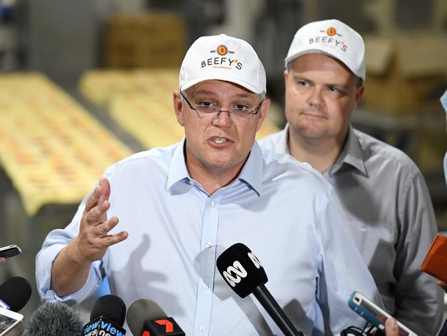 Australian Prime Minister Scott Morrison is splashing the cash for a new ring road for Rockhampton. Picture: AAP/Dan Peled