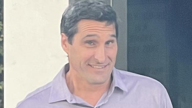 Michael Chown leaving Wyong Local Court where he is facing two historical allegations of sexual touching and indecent assault. Picture: NewsLocal