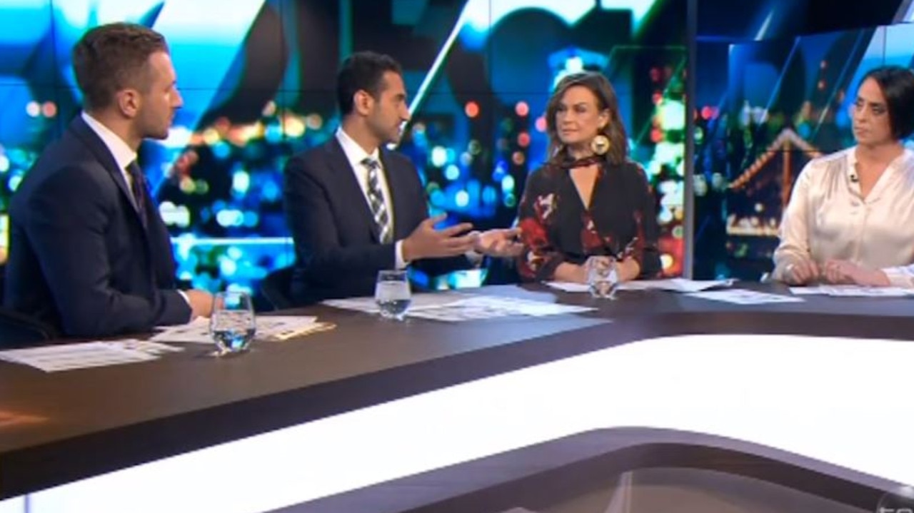 Waleed Aly and Lisa Wilkinson clashed while discussing proposed laws requiring priests to report confessions of abuse. Picture: Channel 10