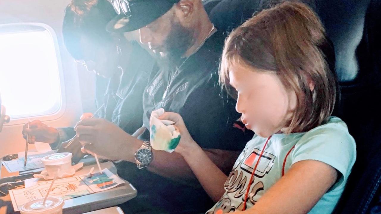 A woman's viral post about sitting next to these two kids at a