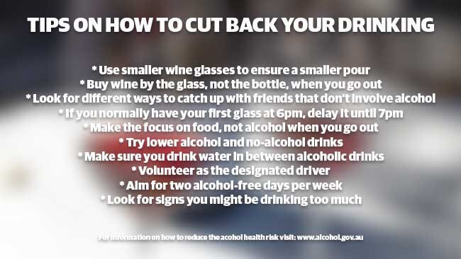How to cut back on your drinking.