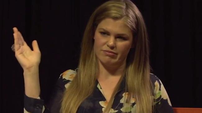 At one stage in the video Belle Gibson said she was ‘sick of the cancer story ... there’s enough of that in the book’.