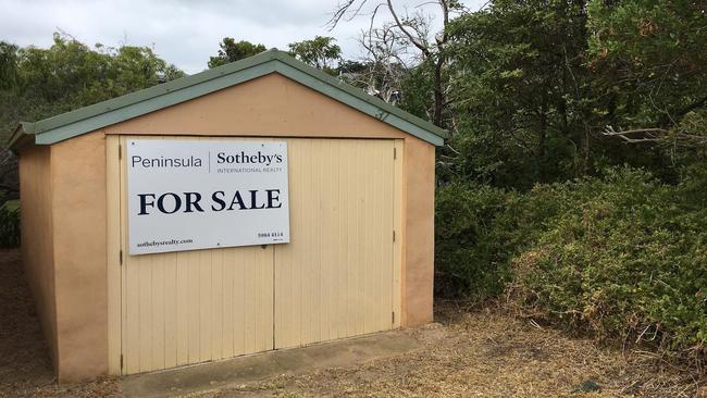 S37 Boat Shed Shelly Beach, Portsea, is on the market for $400,000.