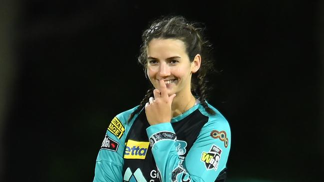 Charli Knott is hopping to top her breakout season with a WBBL title on Saturday night. Picture: Albert Perez/Getty Images