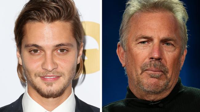 Kevin Costner and Luke Grimes.