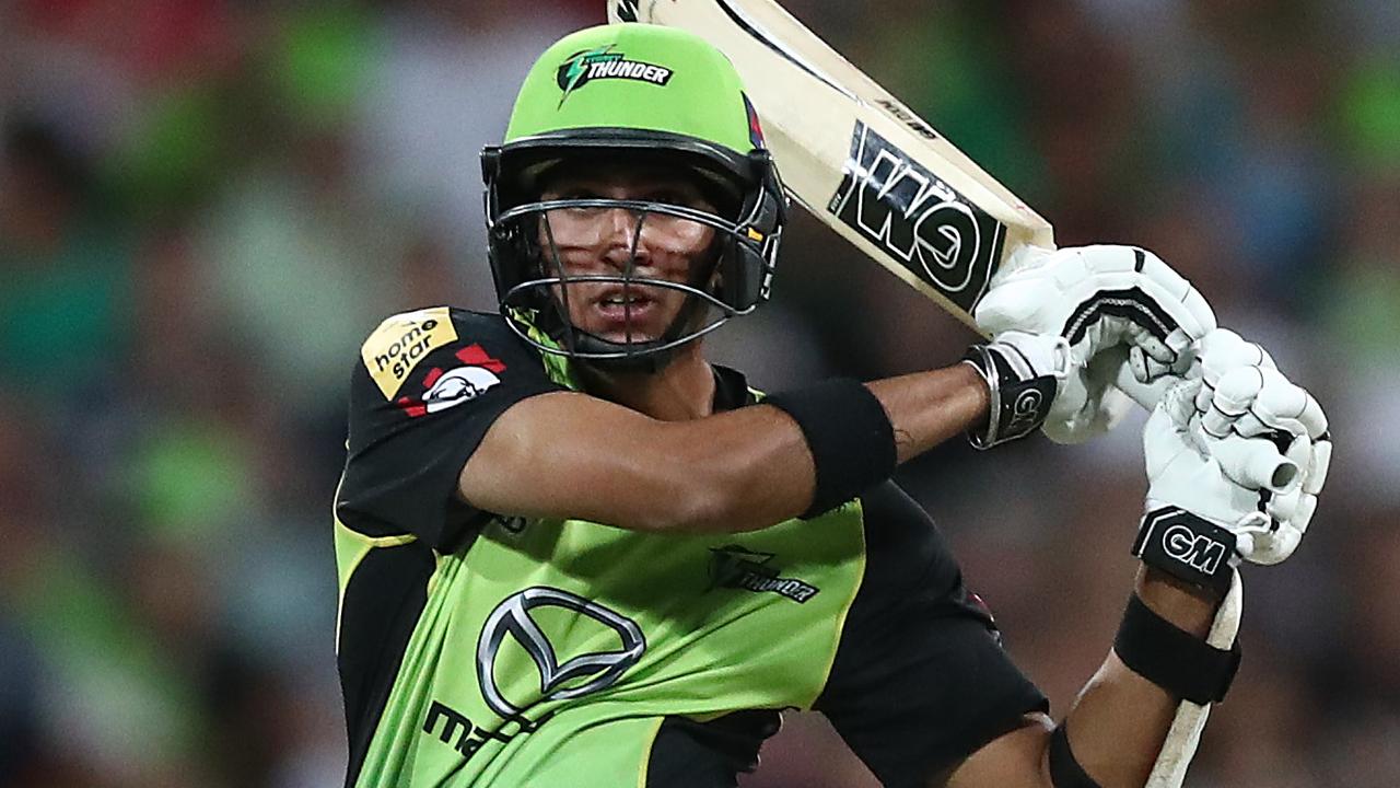 Jason Sangha of the Thunder bats during the Big Bash League.