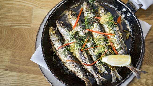 Sardine’s namesake dish. Picture: Dannika Bonser