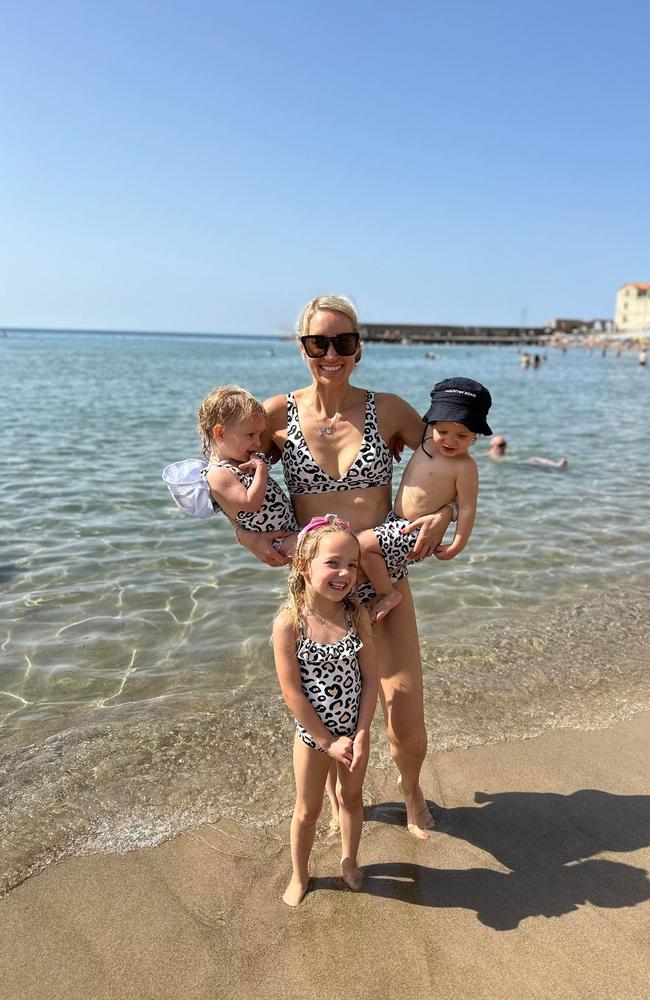 Danni, a mother of three, has started her own fitness empire. Picture: Supplied