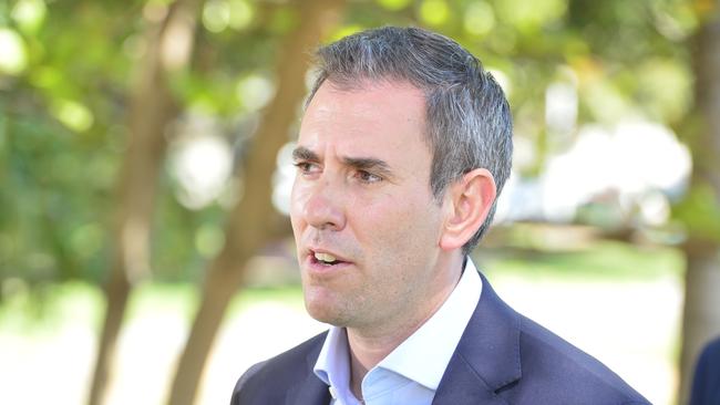 Shadow Treasurer Jim Chalmers in Townsville says millions of people could face tax increases. Picture: Caitlan Charles