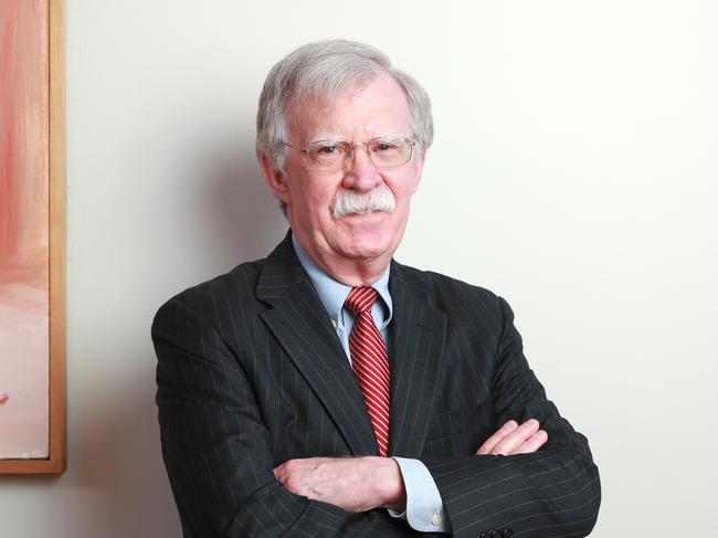 John Bolton, former national security adviser to Trump, says the former president would withdraw the US from NATO. Picture: John Feder/The Australian