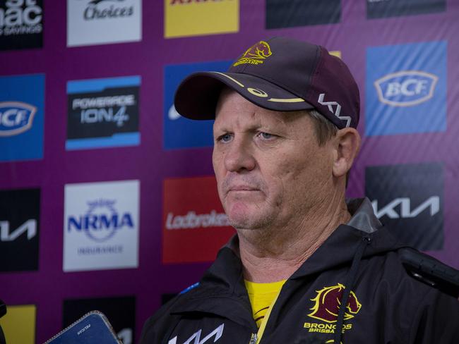 Brisbane Broncos head coach Kevin Walters will hope to take advantage of a kind draw to start the season. Picture: Jerad Williams