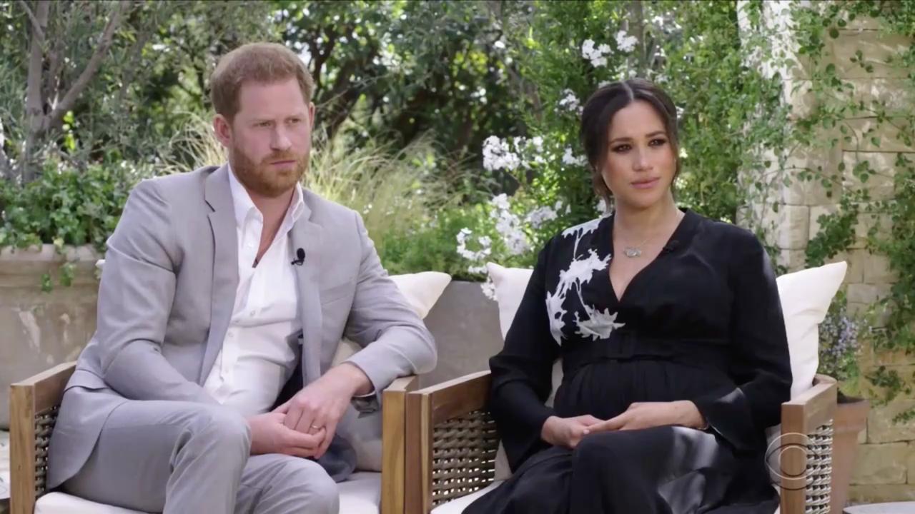 Last year, the couple alleged a member of the Royal Family had concerns over their son Archie’s skin colour. Picture: CBS