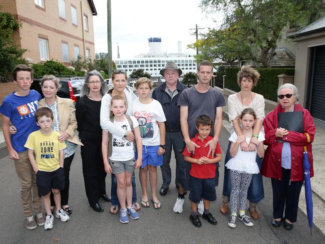 Balmain residents say fumes from the ships cause headaches and asthma.