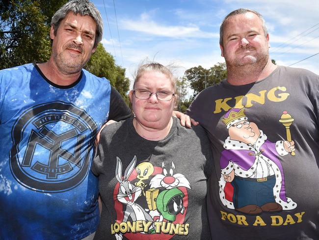 Ronald Lyons and Christine Lyons and Peter Arthur. Picture: Nicole Garmston