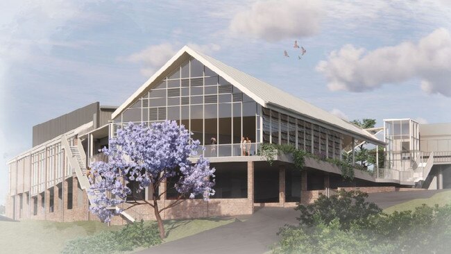 What it could look like – an artist impression of Maclean’s renewed community hall.