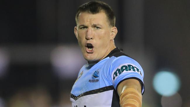 Paul Gallen is in doubt for the match against the Raiders.