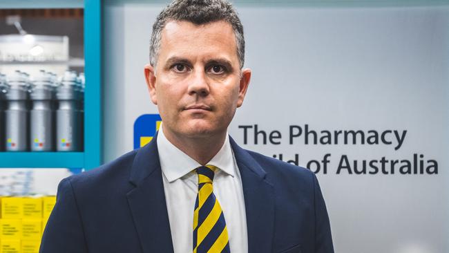 Pharmacy Guild of Australia national president Trent Twomey. Picture: Allen Mechen.