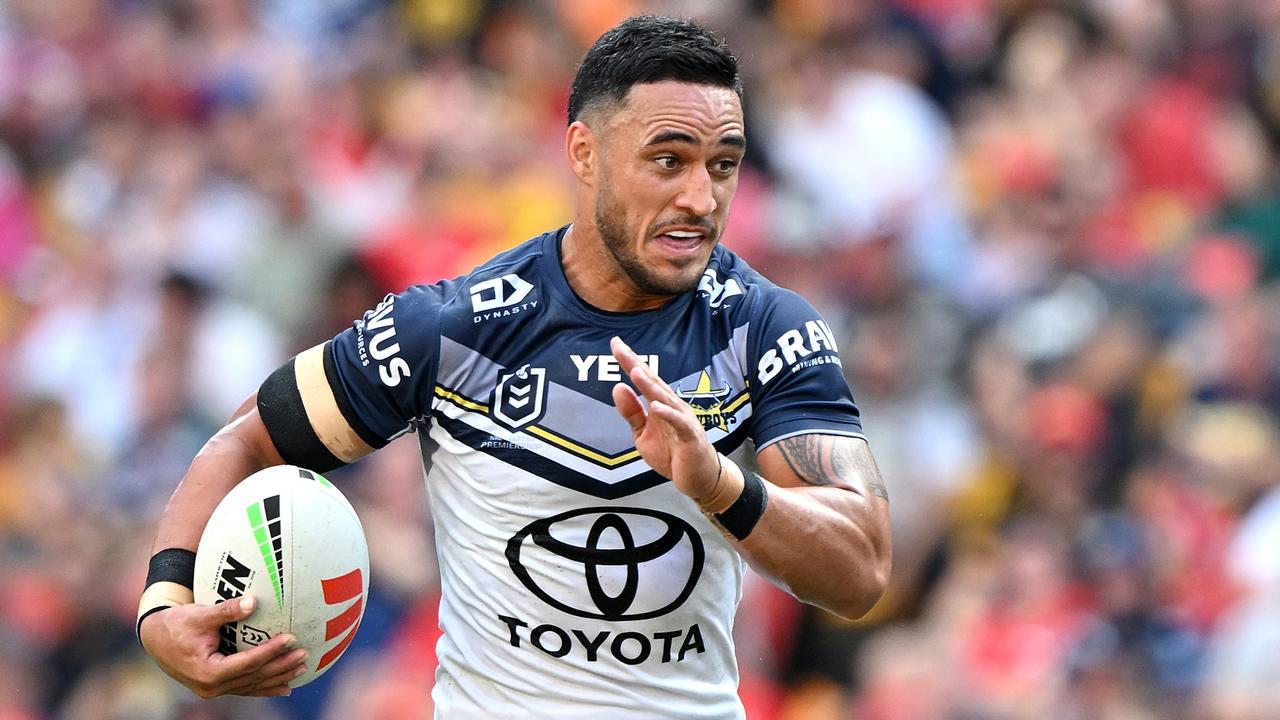 Valentine Holmes needs just 12 points on Saturday to reach an incredible NRL milestone and the only thing standing in his way is the team he has historically dominated. (Photo by Bradley Kanaris/Getty Images)