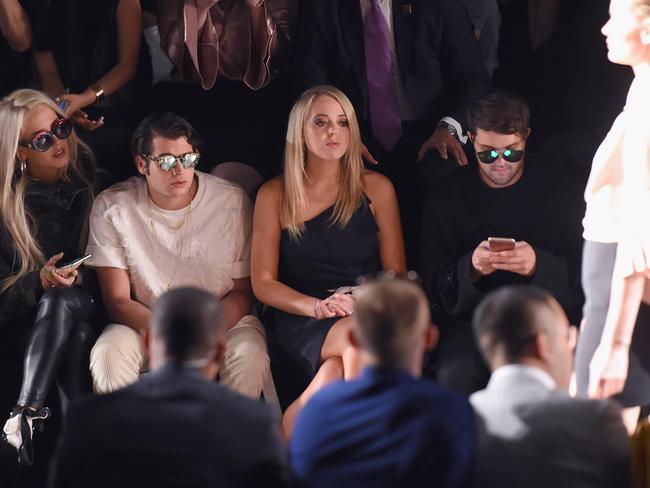 Donald Trump’s daughter Tiffany attend the Taoray Wang fashion show. Picture: Nicholas Hunt/Getty Images