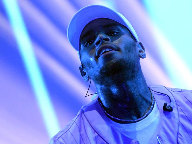 US singer Chris Brown in 2016. The singer has reportedly been arrested in England. Picture: AFP