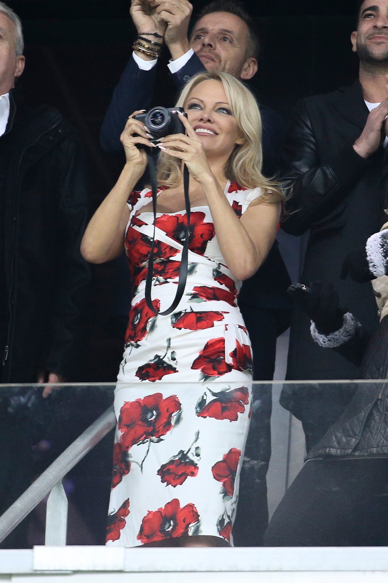 <p><em>Image credit: Getty Images</em></p><p><em>Pamela Anderson attends the French Ligue 1 match between Olympique de Marseille and AS Monaco at Stade Velodrome.</em></p>