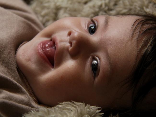 Hennessey Hay, the beautiful, blue-eyed boy. Picture: Yazmina Lipinski