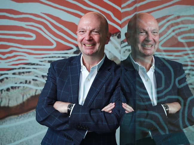 13/10/20: Origin Energy Chairman Gordon Cairns at their offices at Barangaroo. John Feder/The Australia.