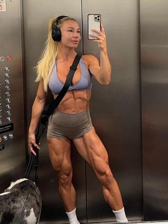 Gold Coast-based world champion bodybuilder Hattie Boydle now faces more than a dozen charges. Picture: Hattie Boydle/Instagram