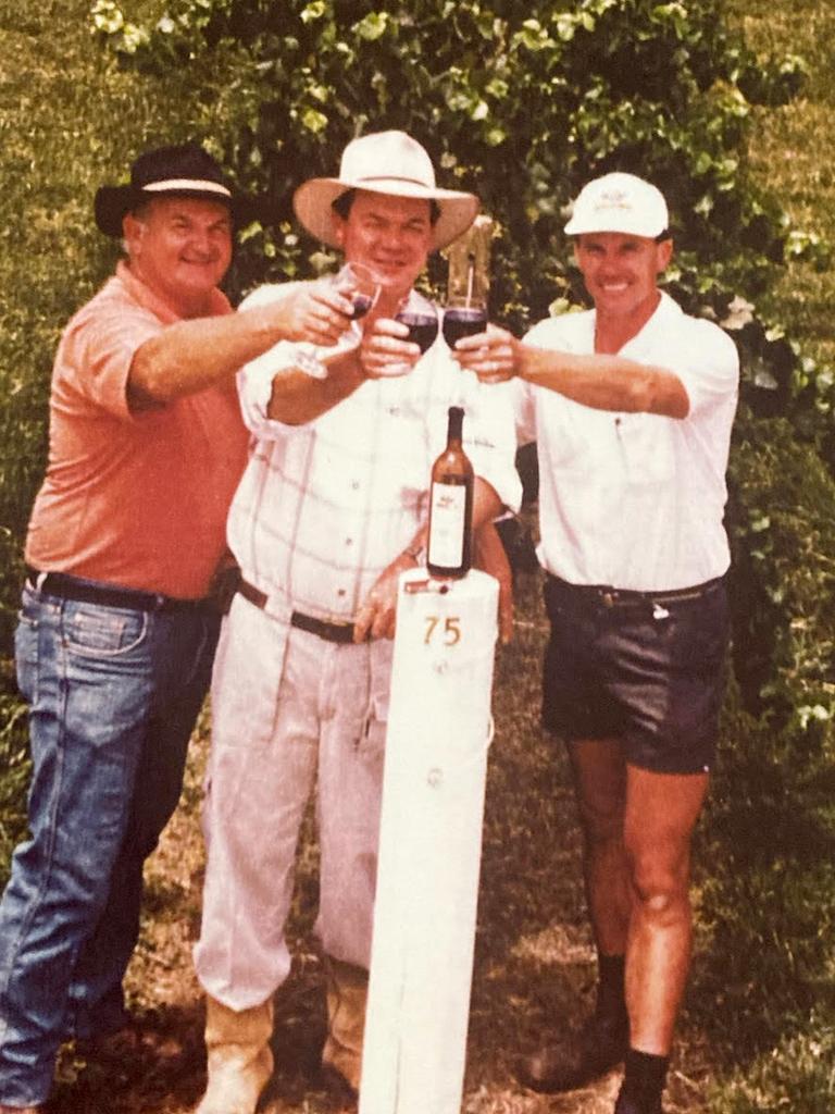 Peter Teakle and friends in the South Australian Riverland.