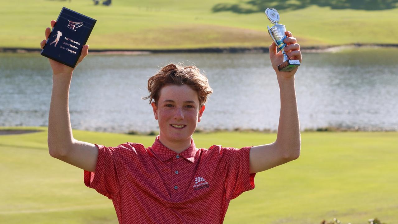 15-year-old Sam Cascio wins maiden title at Macarthur Junior Masters |  Daily Telegraph