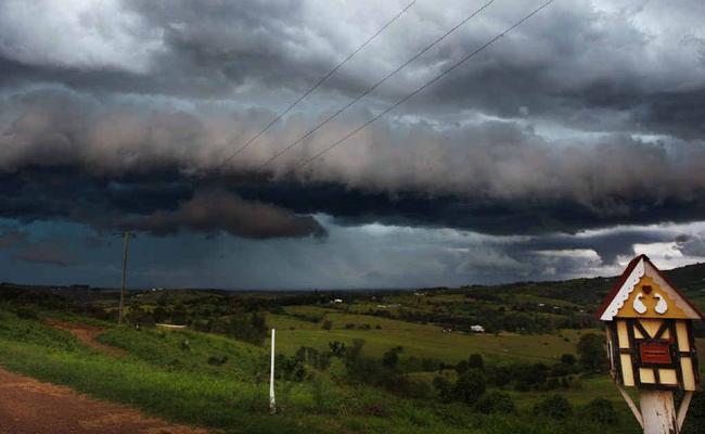 A storm moves through the Lockyer Valley. . Picture: File