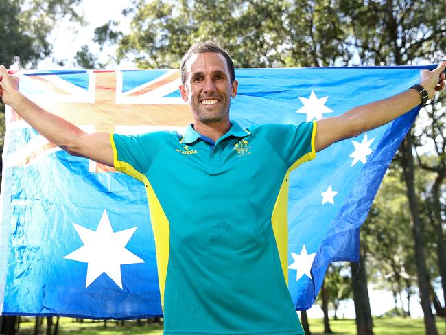 Flagbearer Mark Knowles was a popular choice. Picture: Getty Images