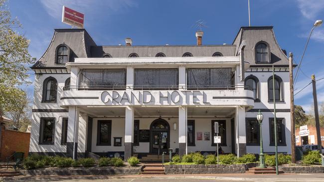 The Grand is one of the most historical hotels in the Yarra Valley. Picture: Daniel Pockett