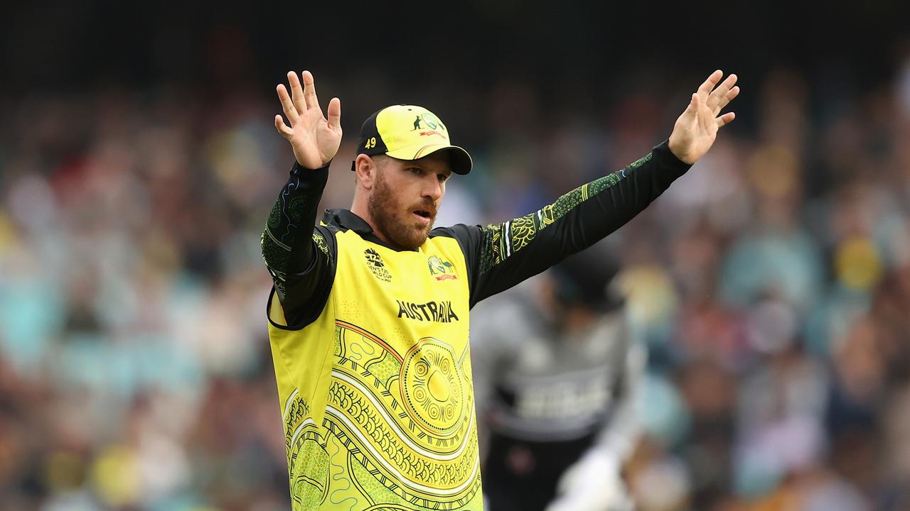 Aaron Finch’s Australian side failed to contain New Zealand. Photo: Getty Images