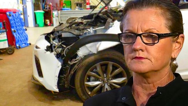 Redland mayor Karen Williams crashed her Lexus car last year.